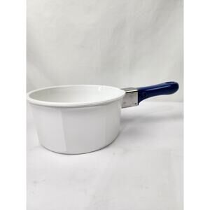Princess House Nouveau 1.5 Quart Sauce Pan w/Removable Blue Handle (No Lid)